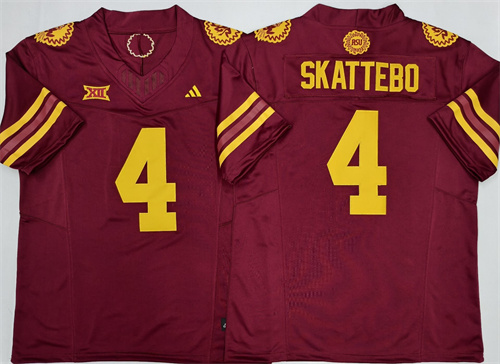 Arizona Sun Devils Red #4 SKATTEBO