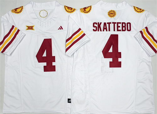 Arizona Sun Devils White #4 SKATTEBO