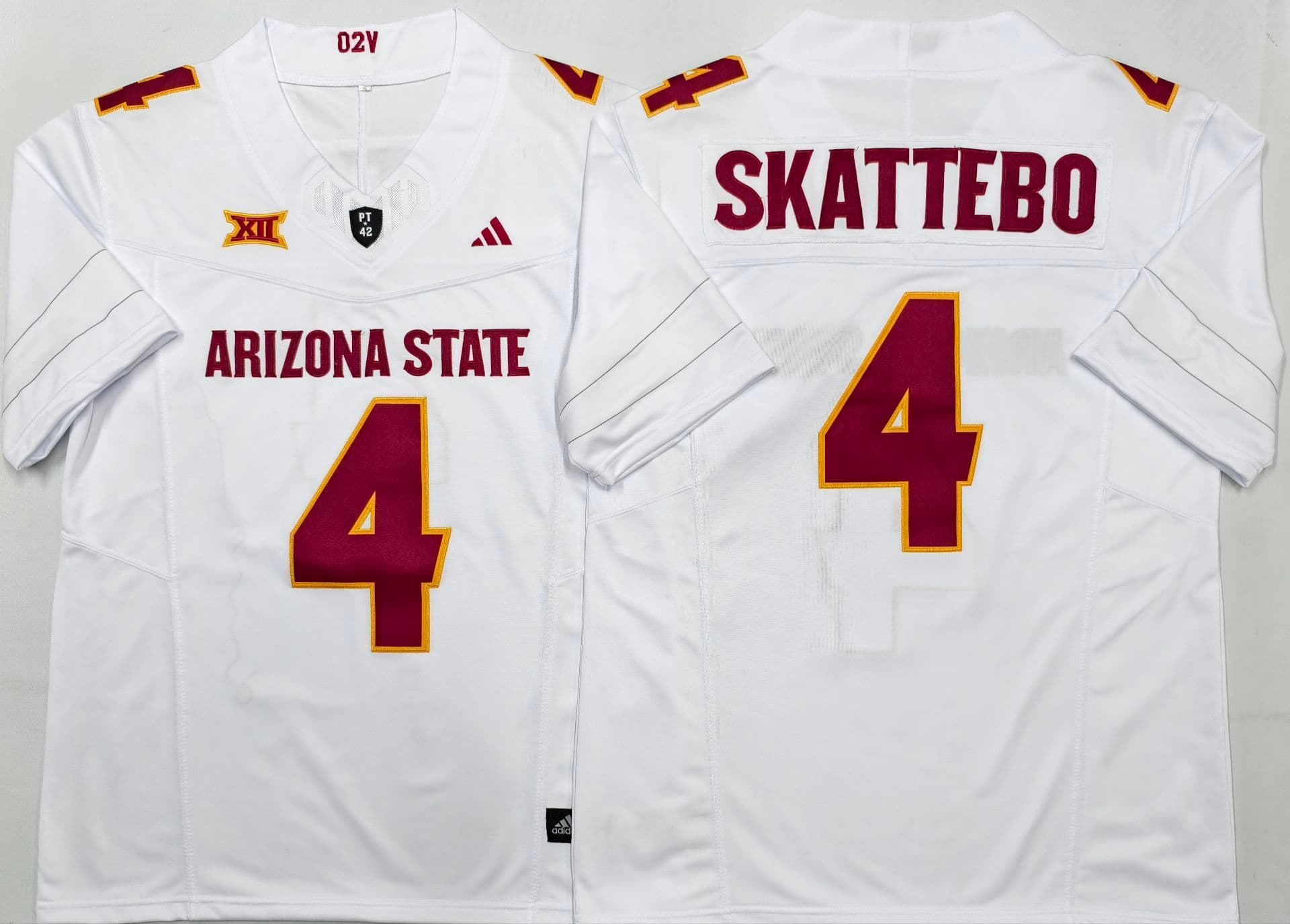 Arizona Sun Devils White #4 SKATTEBO