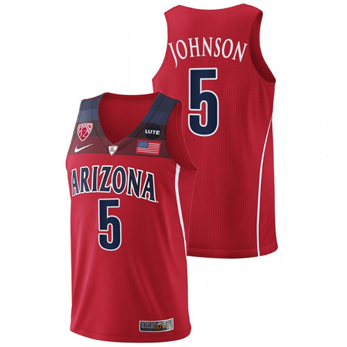 Arizona Wildcats Stanley Johnson College Basketball Red NBA Alumni Jersey Men