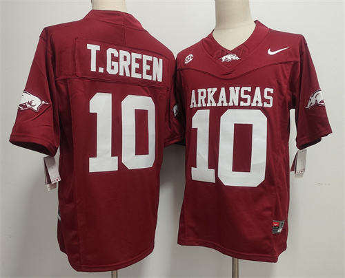 Arkansas Razorbacks #10 Taylen Green