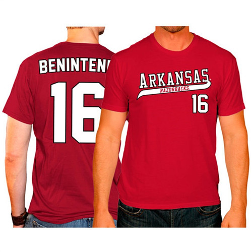 Arkansas Razorbacks Cardinal Andrew Benintendi College Baseball Player T-shirt