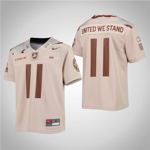 Army Black Knights #11 Untouchable Replica Youth Jersey Tan