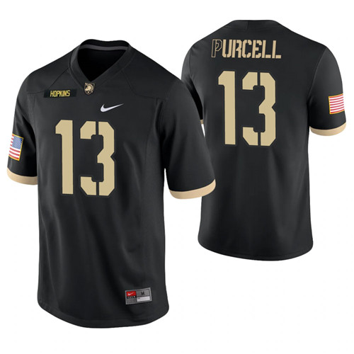 Army Black Knights 13 Roman Purcell Game College Football Jersey Black