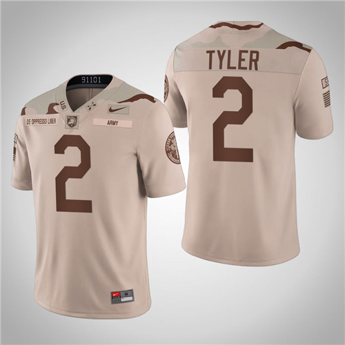 Army Black Knights 2 Tyhier Tyler Alternate United We Stand Jersey Oatmeal