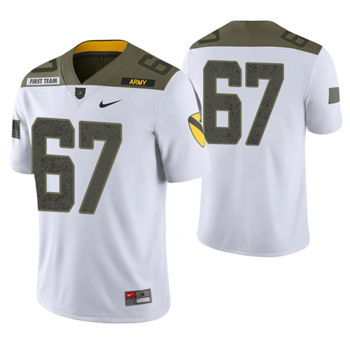 Army Black Knights 67 Dean Powell Limited Edition 1st Cavalry Division Jersey White