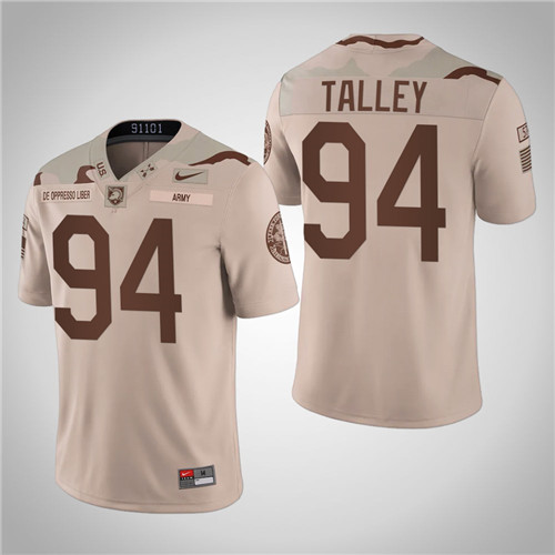 Army Black Knights 94 Cole Talley Alternate United We Stand Jersey Oatmeal