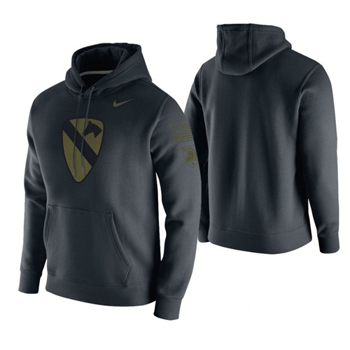 Army Black Knights Anthracite 1st Cavalry Division Hoodie