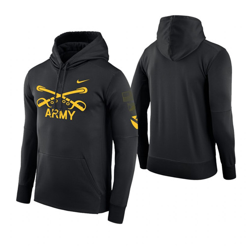 Army Black Knights Black 1st Cavalry Division Hoodie