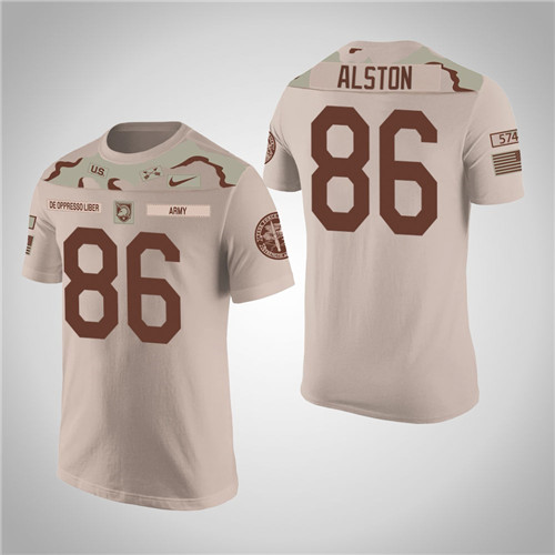 Army Black Knights Isaiah Alston Oatmeal United We Stand T-Shirt