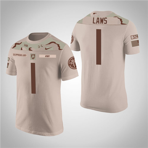 Army Black Knights Jabari Laws Oatmeal United We Stand T-Shirt