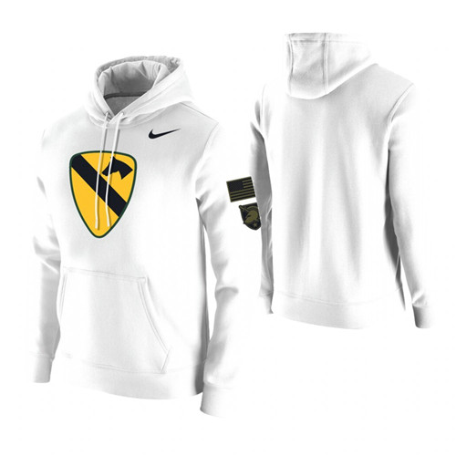 Army Black Knights White 1st Cavalry Division Hoodie