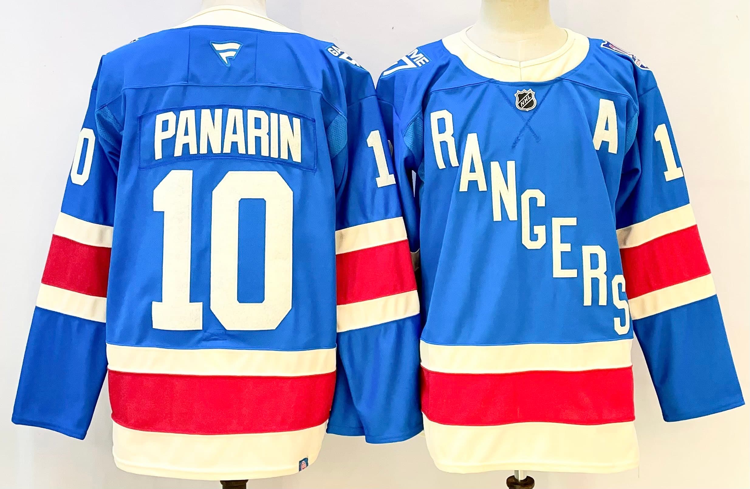 Artemi Panarin 10 New York Rangers Fanatics Centennial Breakaway Jersey - Blue