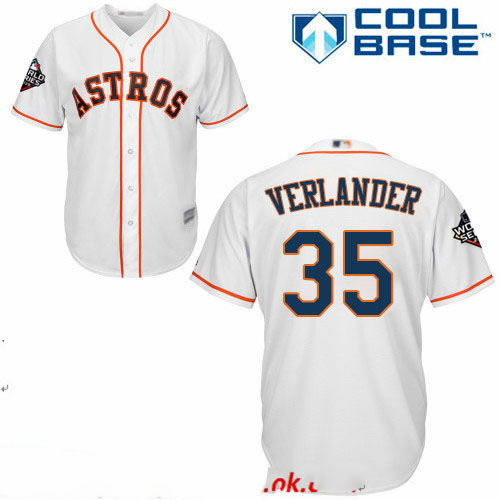 Astros #35 Justin Verlander Grey New Cool Base 2019 World Series Bound Stitched Baseball Jersey
