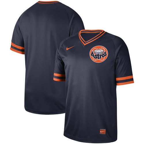 Astros Blank Navy Throwback Jersey