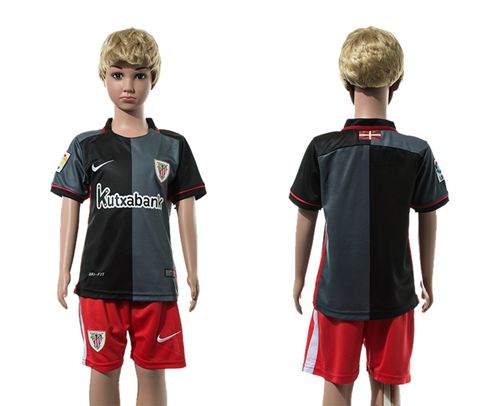 Athletic Bilbao Blank Away Kid Soccer Club Jersey