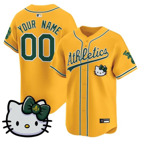 Athletics Hello Kitty Vapor  Premier Limited Custom Jersey – All Stitched