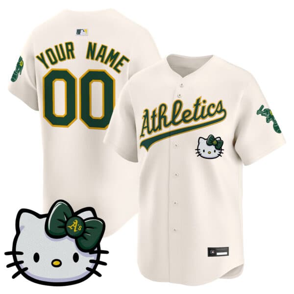 Athletics Hello Kitty Vapor Premier Limited Custom Jersey  – All Stitched