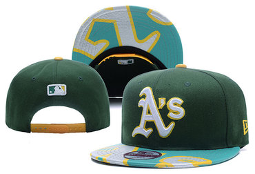 Athletics Team Logo Green Adjustable Hat YD