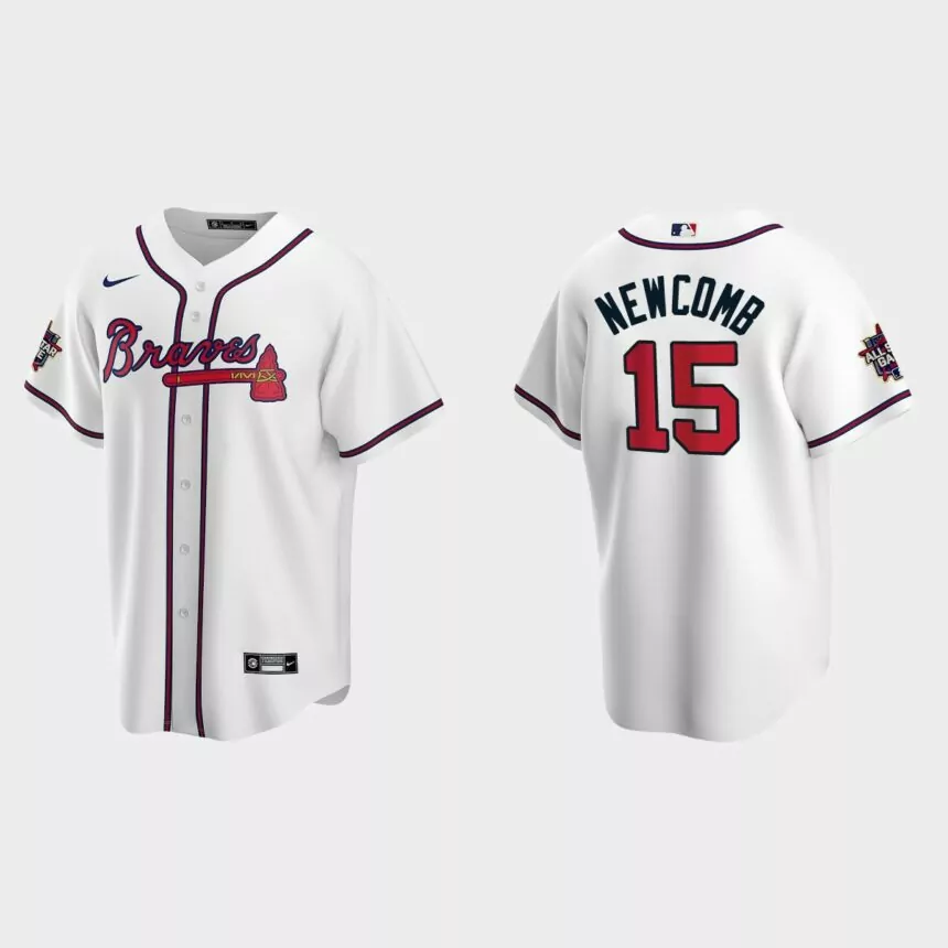 Atlanta Braves #15 Sean Newcomb 2021 MLB All-Star Game Replica Jersey – White