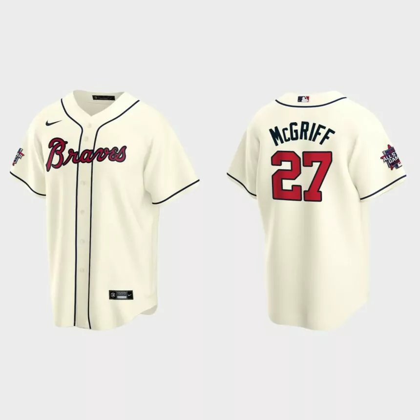Atlanta Braves #27 Fred McGriff 2021 MLB All-Star Game Replica Jersey – Cream