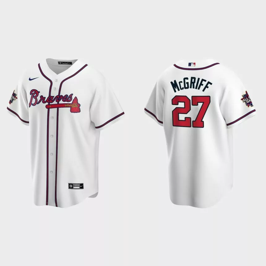 Atlanta Braves #27 Fred McGriff 2021 MLB All-Star Game Replica Jersey – White