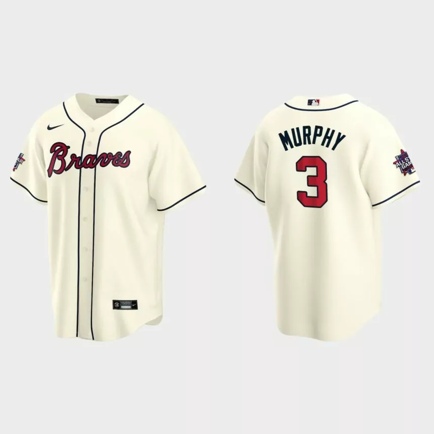 Atlanta Braves #3 Dale Murphy 2021 MLB All-Star Game Replica Jersey – Cream