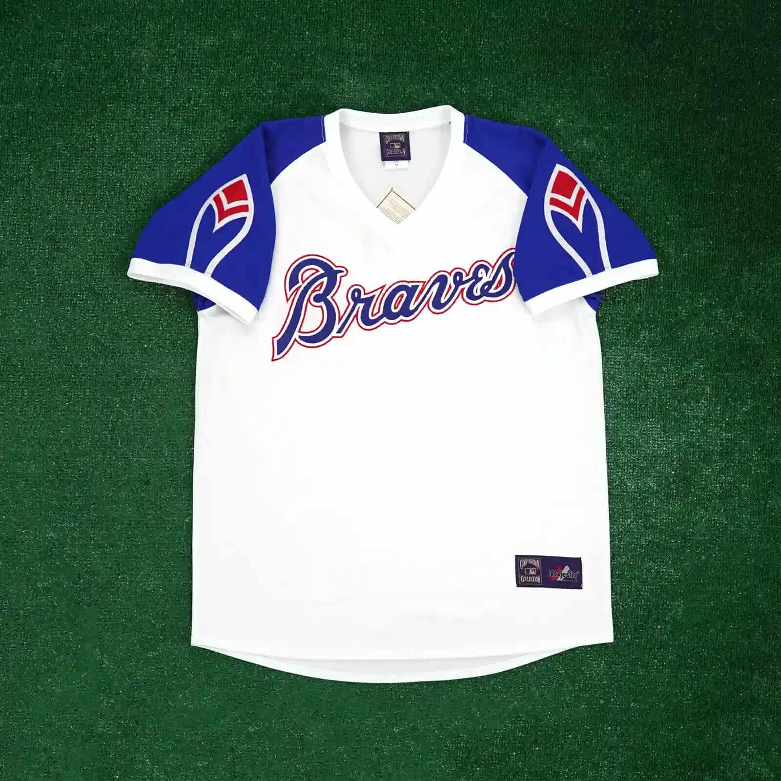 Atlanta Braves 1978 Cooperstown Men's  Throwback Jersey