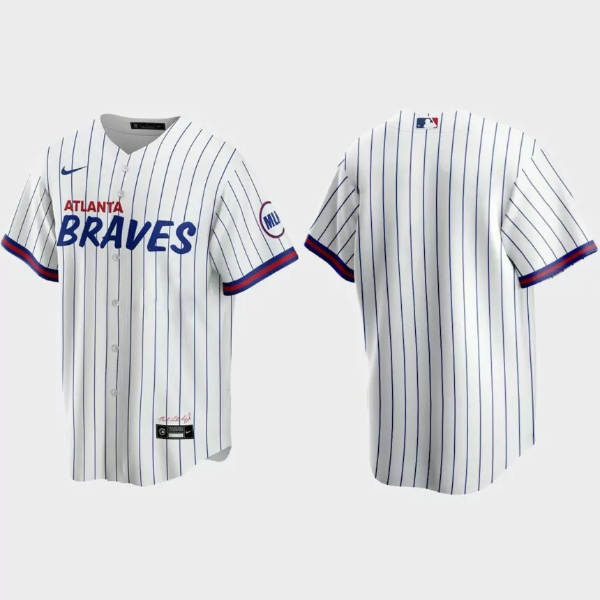 Atlanta Braves 2021 City Connect Replica Jersey – White