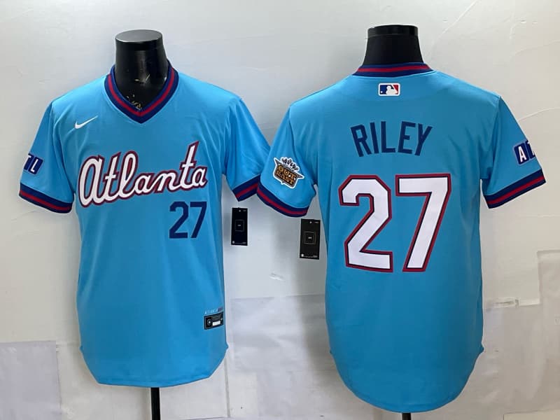 Atlanta Braves 2026 City Connect Vapor Premier  Limited Jersey - All Stitched Austin Riley 27