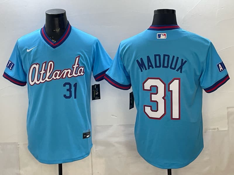 Atlanta Braves 2026 City Connect Vapor Premier Limited Jersey - All Stitched  #31 MADDUX
