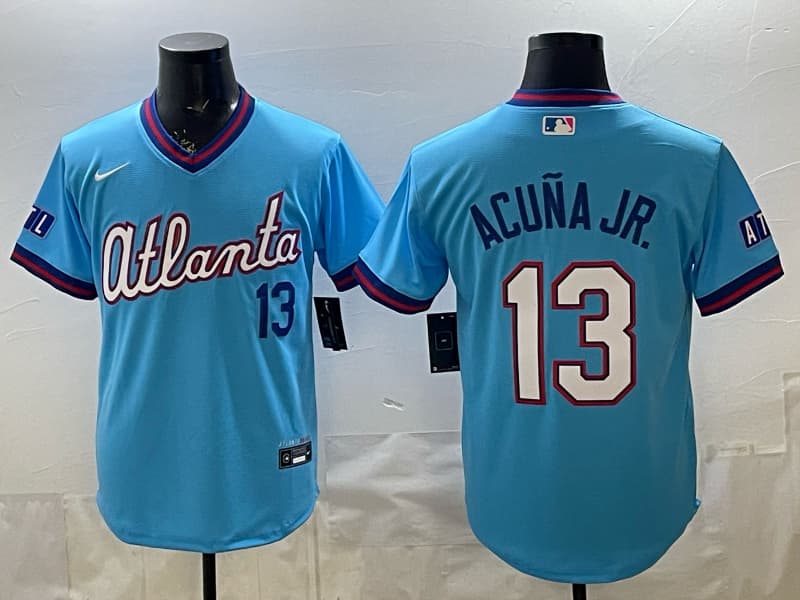 Atlanta Braves 2026 City Connect Vapor Premier Limited Jersey - All Stitched  Ronald Acuna Jr. 13