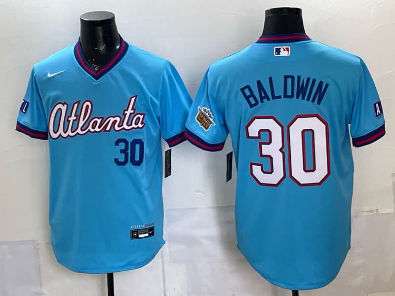Atlanta Braves 2026 City Connect Vapor Premier Limited Jersey - All Stitched Drake Baldwin 30