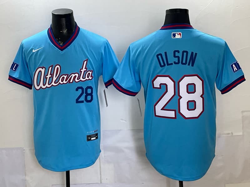 Atlanta Braves 2026 City Connect Vapor Premier Limited Jersey - All Stitched Matt   Olson 28