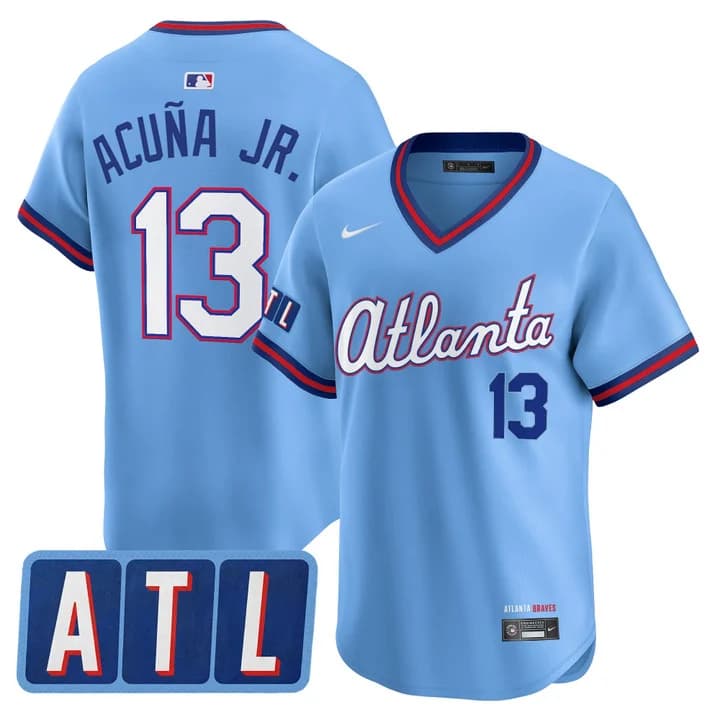 Atlanta Braves 2026 City Connect Vapor Premier Limited Jersey - All Stitched Ronald Acuna Jr. 13