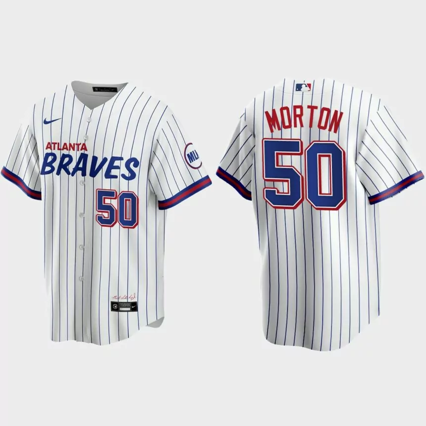 Atlanta Braves Charlie Morton 2021 City Connect Replica Jersey – White