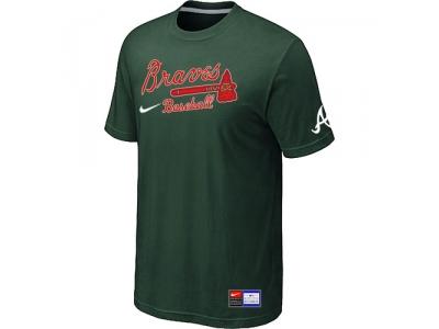 Atlanta Braves D.Green NEW Short Sleeve Practice T-Shirt