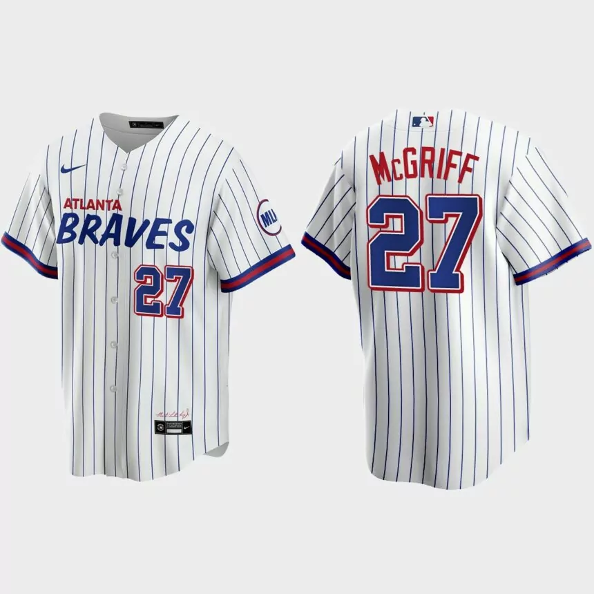 Atlanta Braves Fred McGriff 2021 City Connect Replica Jersey – White