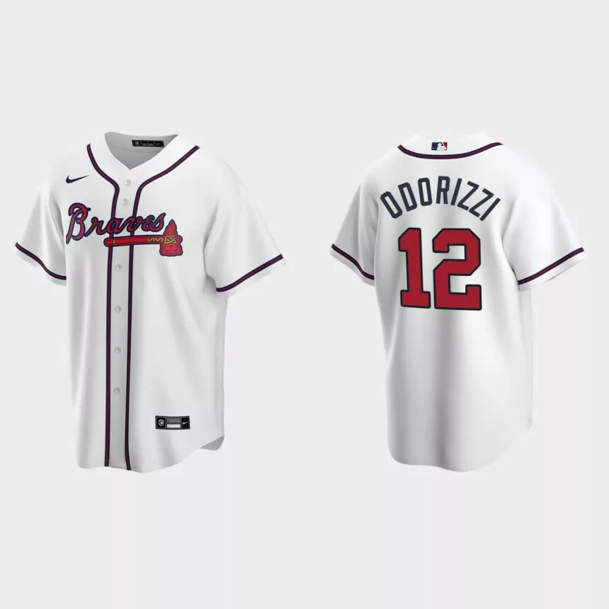 Atlanta Braves Jake Odorizzi Replica Home Jersey – White