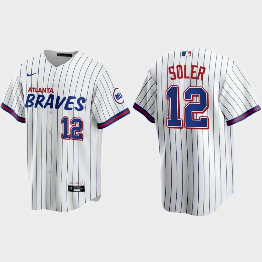 Atlanta Braves Jorge Soler 2021 City Connect Replica Jersey – White
