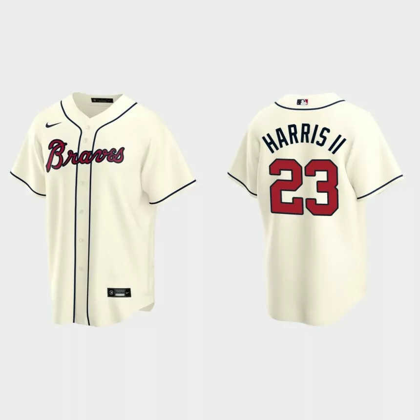 Atlanta Braves Michael Harris II Replica Alternate Jersey – Cream