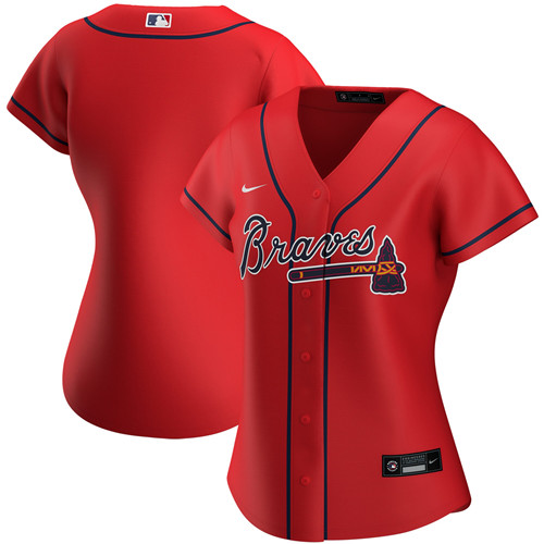 Atlanta Braves Nike Women's Alternate 2020 MLB Jersey Red