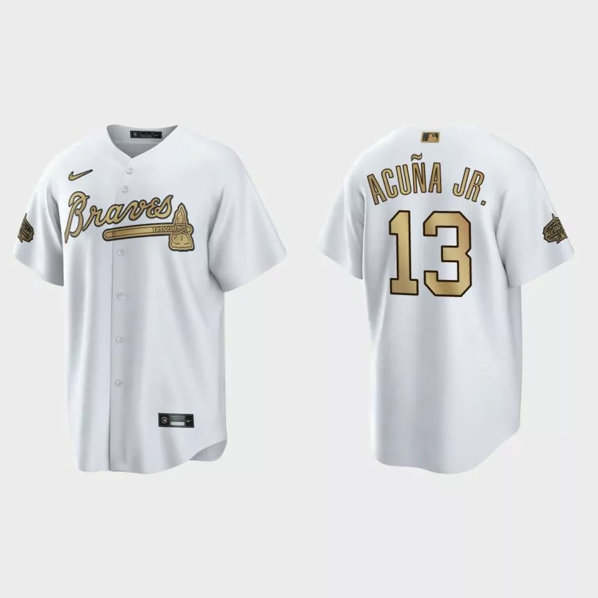 Atlanta Braves Ronald Acuna Jr. 2022 MLB All-Star Game Replica Jersey – White