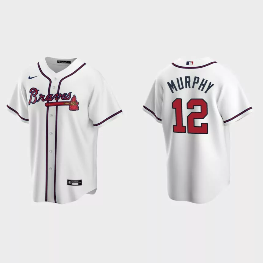 Atlanta Braves Sean Murphy Replica Home Jersey – White