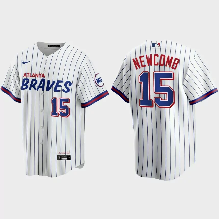 Atlanta Braves Sean Newcomb 2021 City Connect Replica Jersey – White