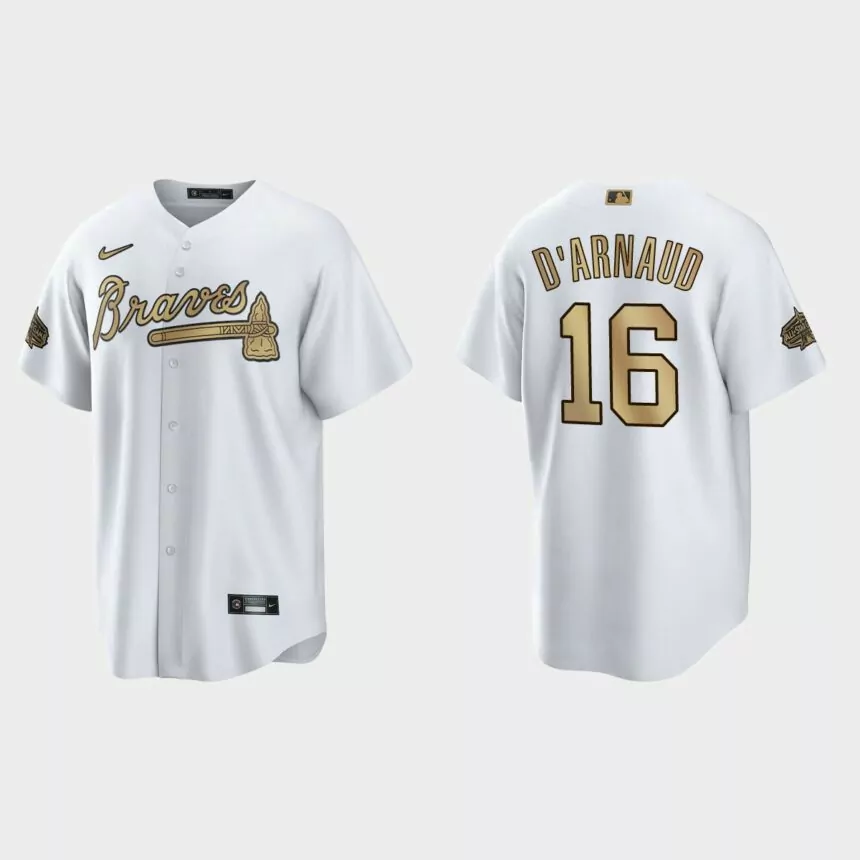 Atlanta Braves Travis d’Arnaud 2022 MLB All-Star Game Replica Jersey – White