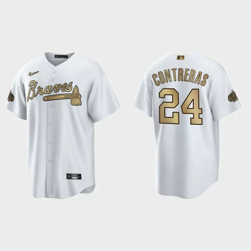 Atlanta Braves William Contreras 2022 MLB All-Star Game Replica Jersey – White