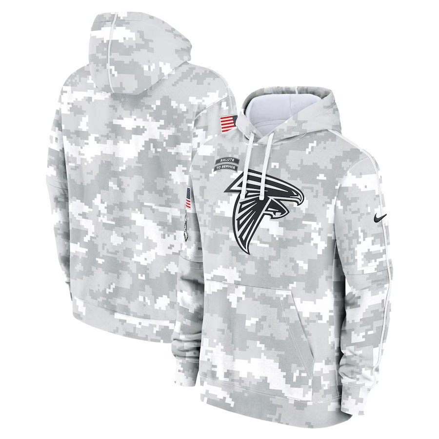 Atlanta Falcons   2024 Salute to Service Limited Football Stitched hoodie Jersey