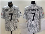 Atlanta Falcons #7 Bijan Robinson Arctic Camo 2024 Salute To Service Limited Jersey