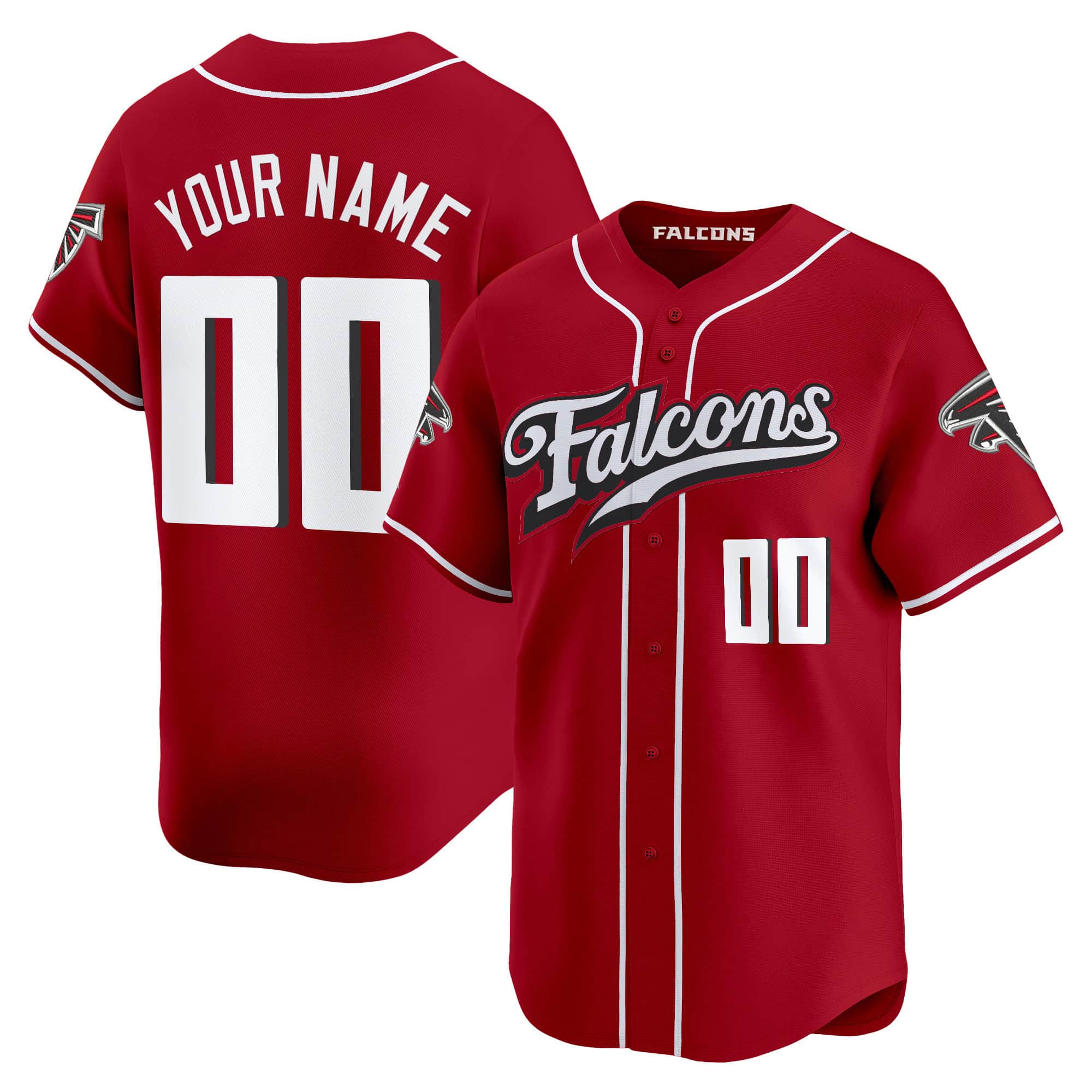 Atlanta Falcons 2025 Vapor Limited Baseball Custom Jersey –  All  Stitched